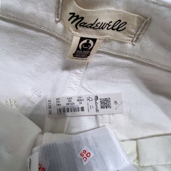 Madewell The Emmett Wide-Leg Crop Jean: - Picture 3 of 5